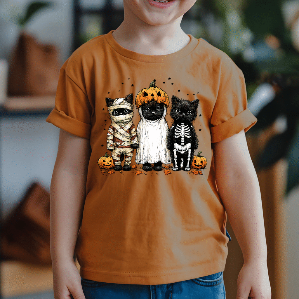 Cute Halloween Cats T-Shirt